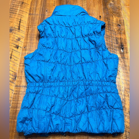 Coldwater Creek Turquoise Quilted Puffer Vest Size Large (14) - Picture 4 of 15